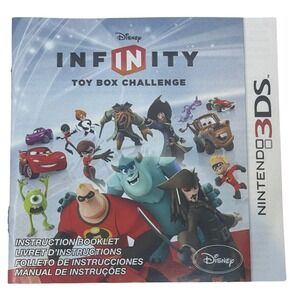 Disney Infinity Toy Box Challenge Nintendo 3DS Instruction Booklet‎ Manual